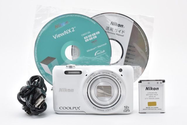 ＜並品＞ Nikon クールピクス S6600WH ナチュラルホワイト