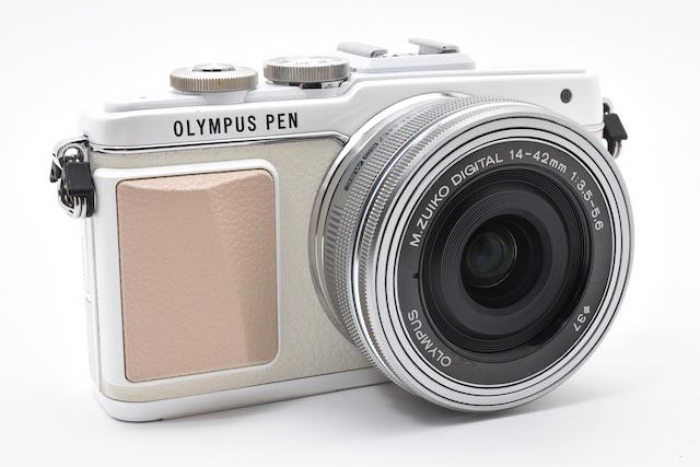 並品＞ OLYMPUS ミラーレス一眼 PEN E-PL7 14-42mm EZレンズキット