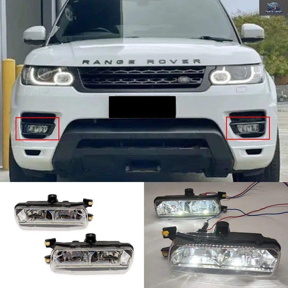 自動車用LEDフロントバンパーフォグランプ ランドローバー レンジローバースポーツ L494 2014-2017 ヴォーグ L405 2013-2017 フォグランプ