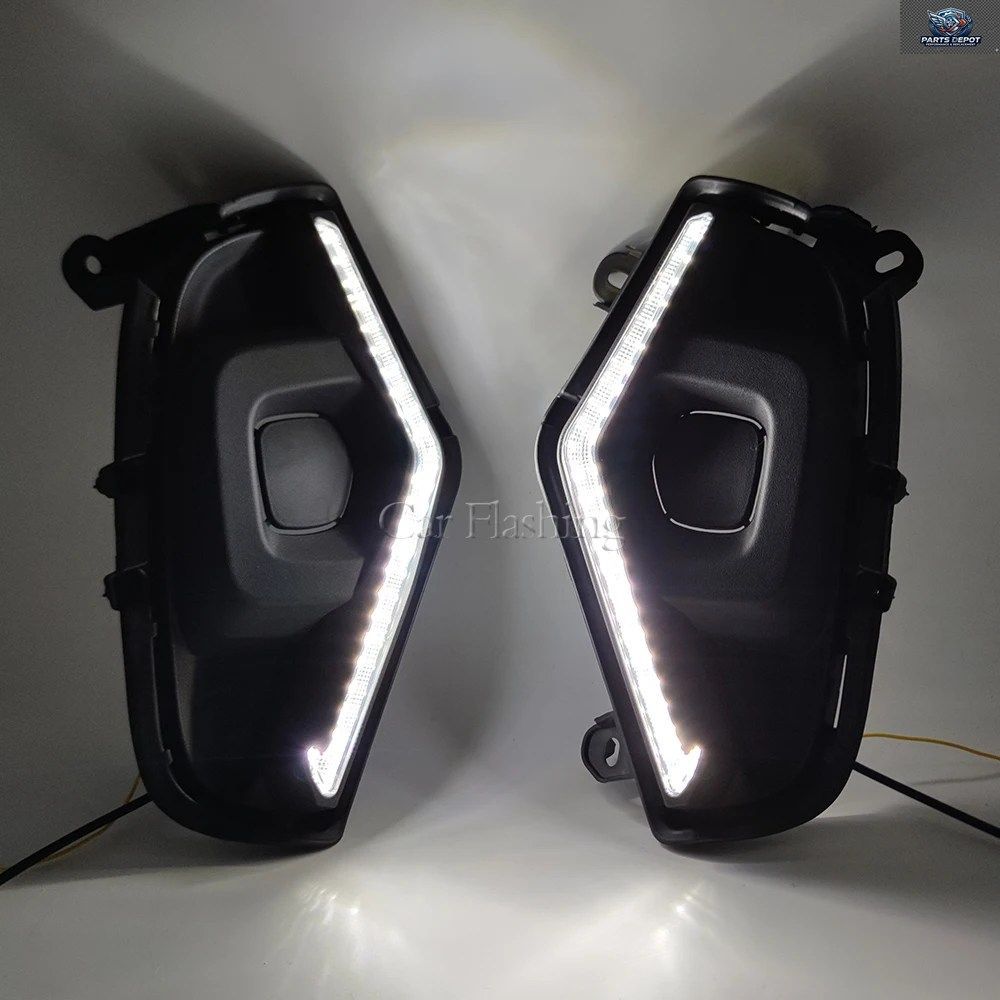LED DRL フォグランプ トヨタ RAV4 RAV4 2023 - 25 デイタイムランニングライト フォグランプアセンブリ ドライビングヘッドライト ターン