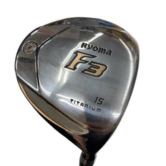【中古】 リョーマゴルフ Ryoma F シルバー F3 フェアウェイウッド FW リシャフト (フレックスその他) メンズ 男性用 右利き 右用 Cランク ゴルフクラブ