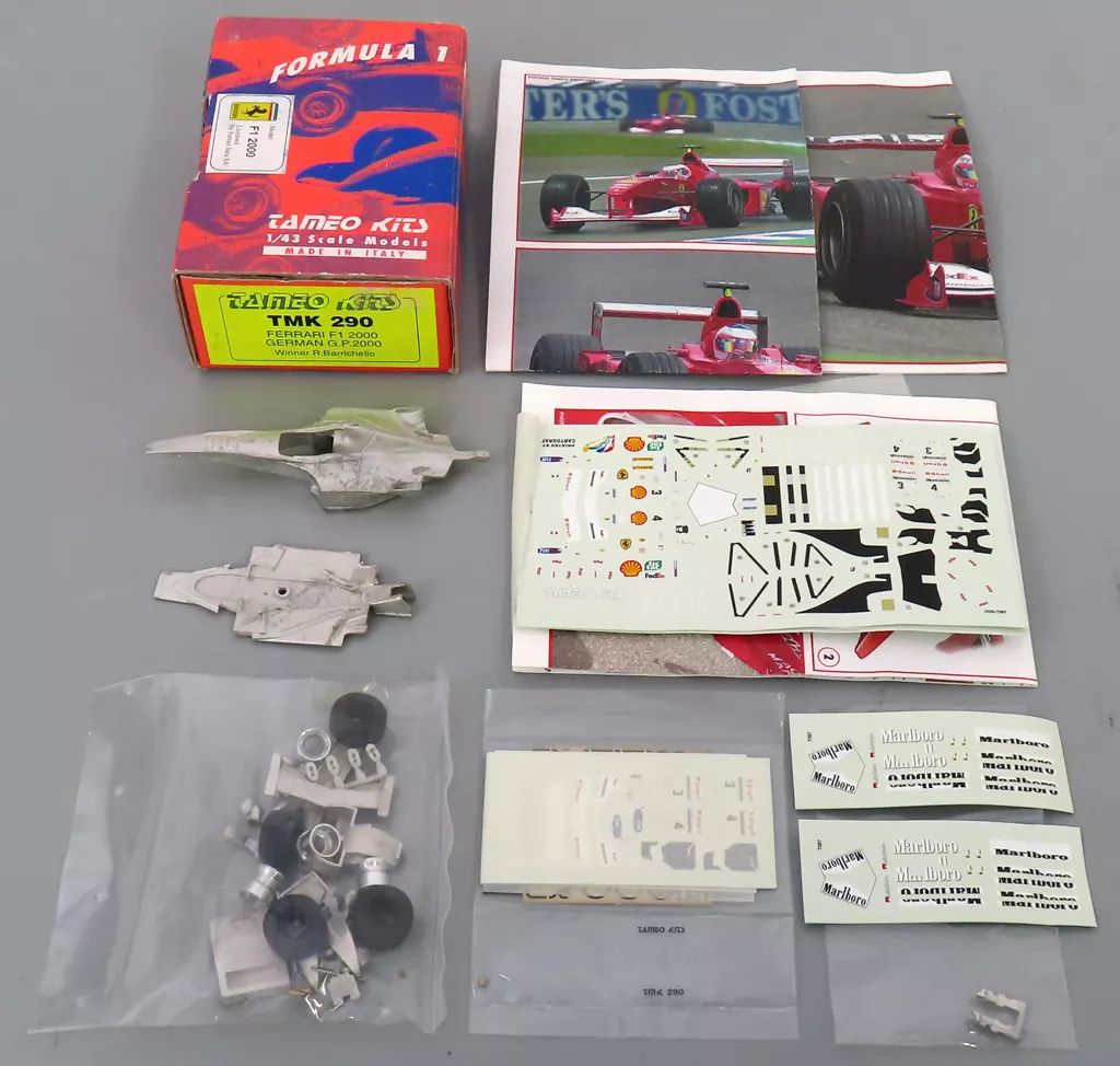 【中古】プラモデル 1/43 Ferrari F1-2000 German GP 2000 メタルキット [TMK290]