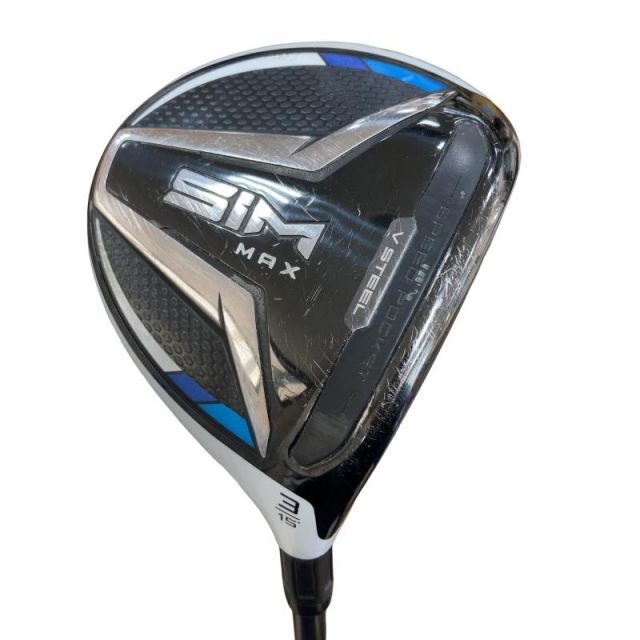 【中古】 テーラーメイド SIM MAX 3W フェアウェイウッド FW TENSEI BLUE TM50(FW) (フレックスSR) メンズ 男性用 右利き 右用 Cランク ゴルフクラブ