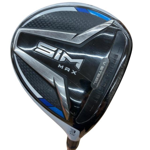 【中古】 テーラーメイド SIM MAX 3W フェアウェイウッド FW TENSEI BLUE TM50(FW) (フレックスS) メンズ 男性用 右利き 右用 Cランク ゴルフクラブ