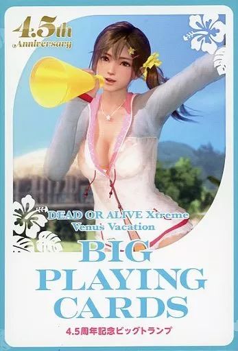 【中古】おもちゃ 4.5周年記念ビッグトランプ(ポストカードサイズ) 「DEAD OR ALIVE Xtreme Venus Vacation」