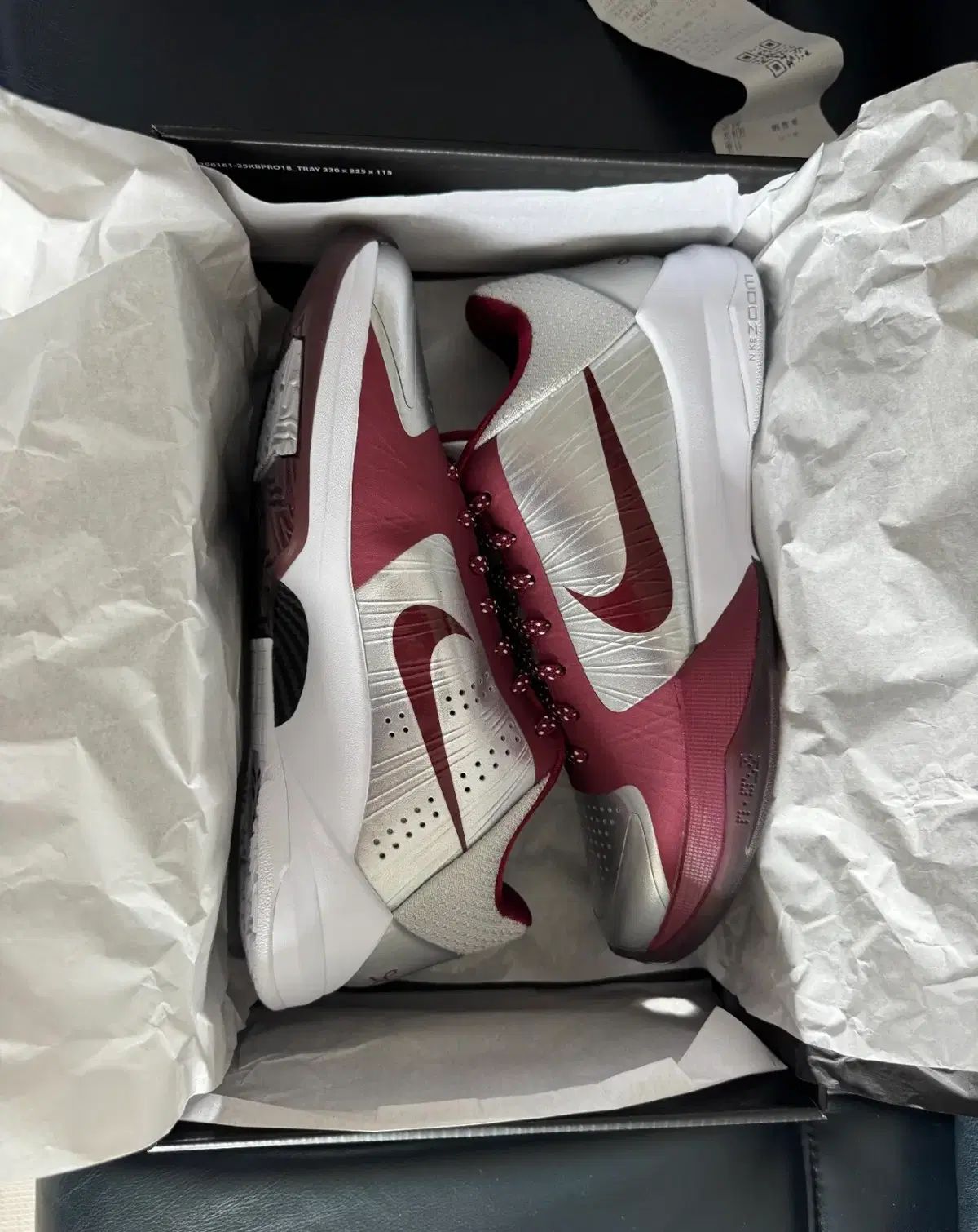 265mm NIKE コービー 5 ローア メリオン エース アウェー メタリック シルバー チーム