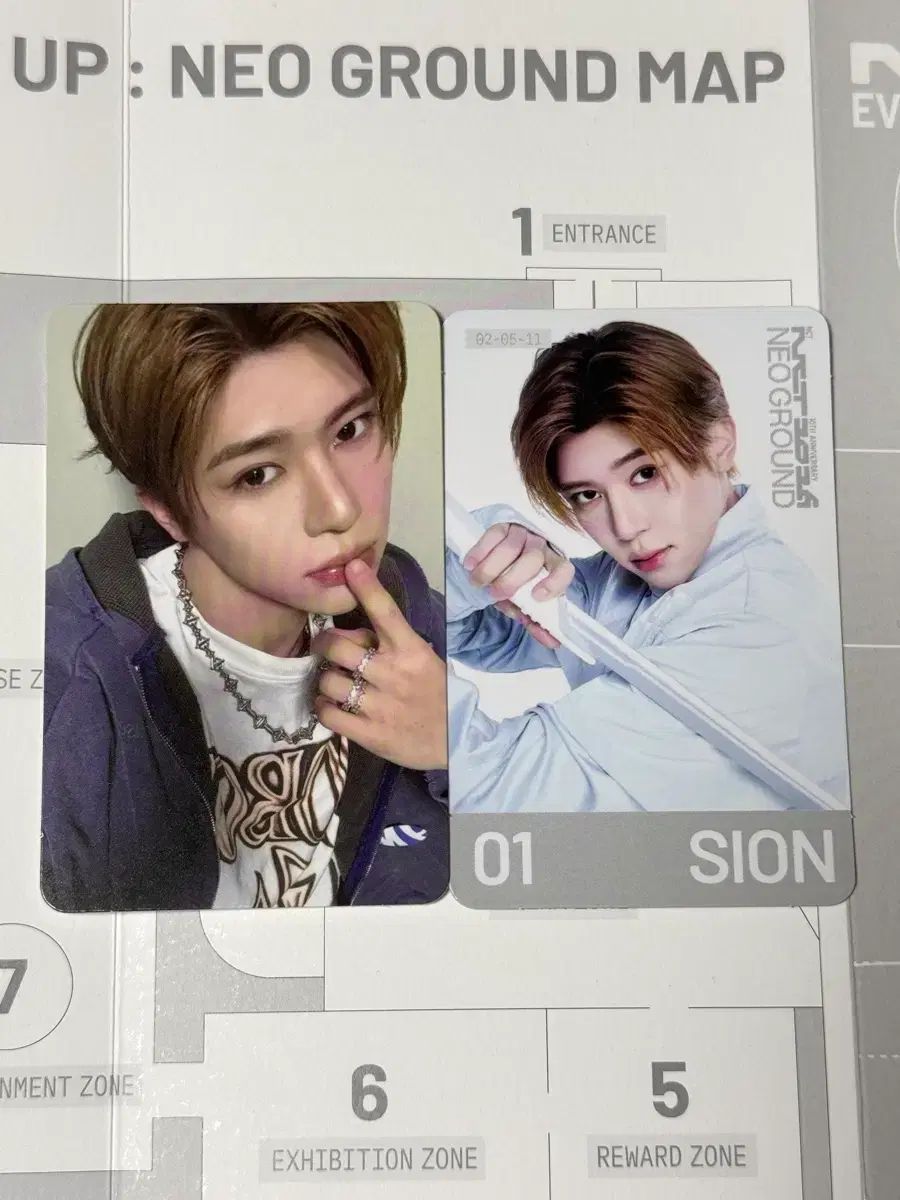 NCT WISH 10周年ポップアップ NEO GROUND シオン トレカ set NCT WISH