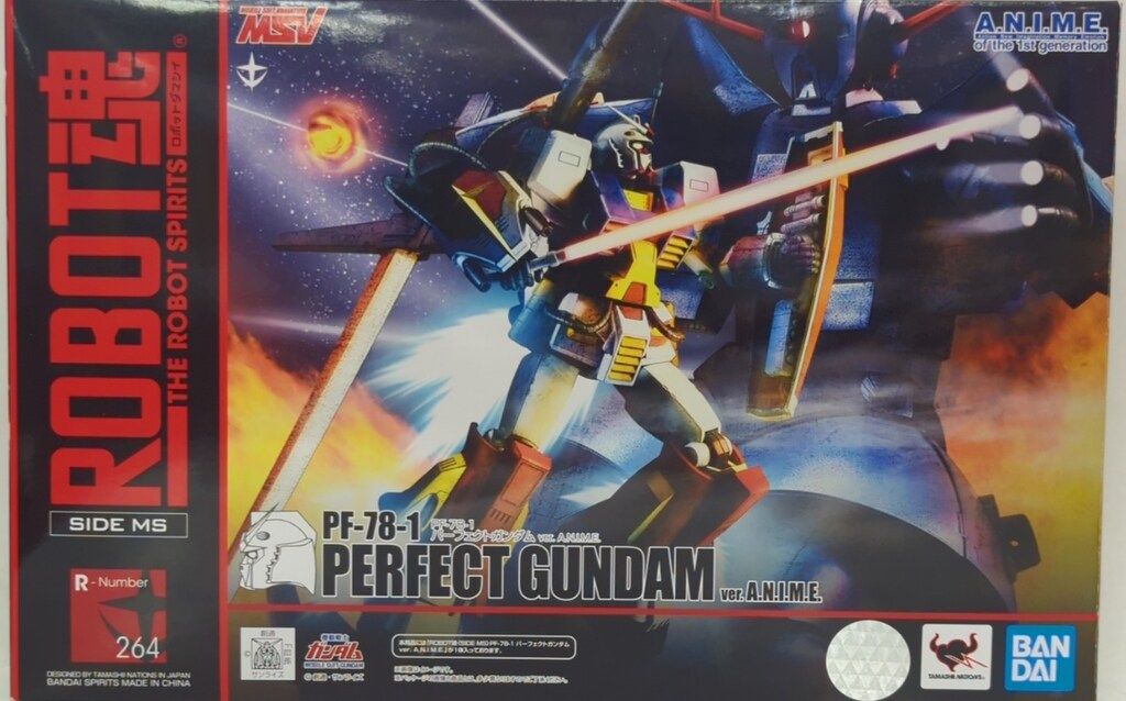 BANDAI SPIRITS ROBOT魂<SIDEMS> 機動戦士ガンダムMSV PF-78-1 パーフェクトガンダム ver. A.N.I.M.E. 264