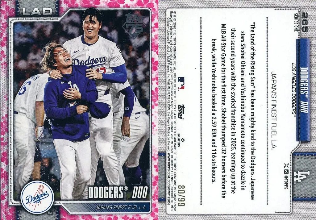 【中古】スポーツ 265[ベース]：DODGERS DUO(桜)(/99)