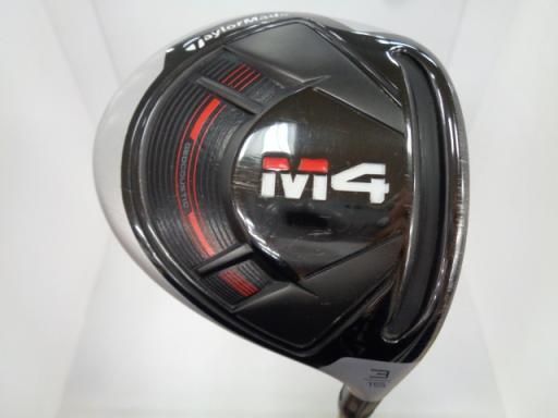 【中古】 テーラーメイド M4(2021) 3W フェアウェイウッド FW Fujikura ATMOS Red 6 (フレックスS) メンズ 男性用 右利き 右用 Cランク ゴルフクラブ