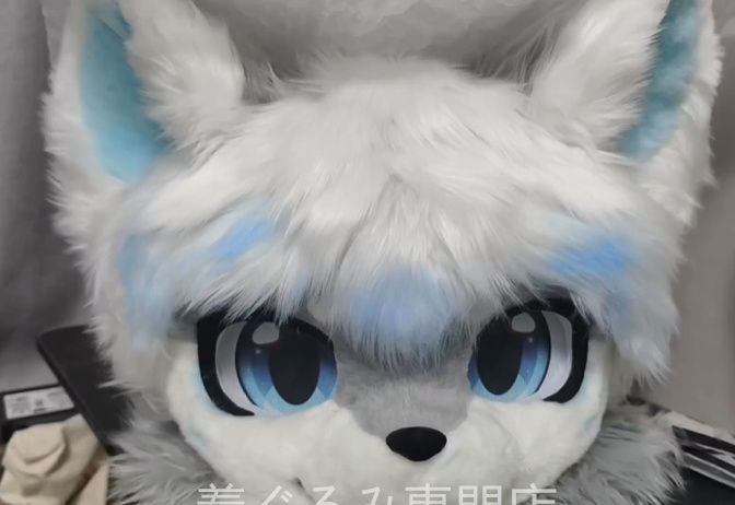 犬　猫　着ぐるみ ヘッド全頭　ヘッド ケモノ ファースーツ ぬいぐるみ コスプレ コスチューム Kurumi 一点物 C481
