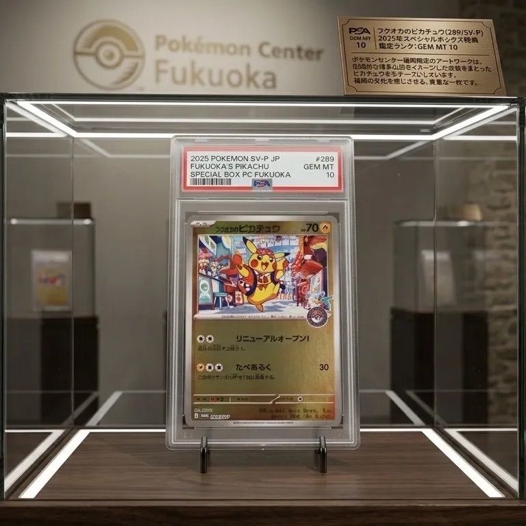 ✅【PSA10】フクオカのピカチュウ 289/SV-P プロモ ポケモンセンター福岡リニューアル記念 ポケモン ポケカ
