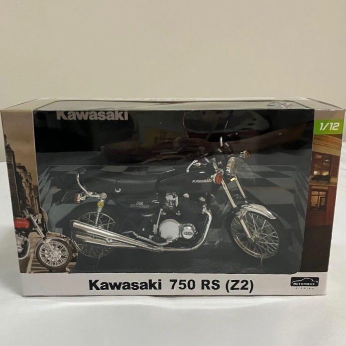 未開封 Kawasaki 750 RS (Z2) 1/12スケールモデル ブラック スカイ