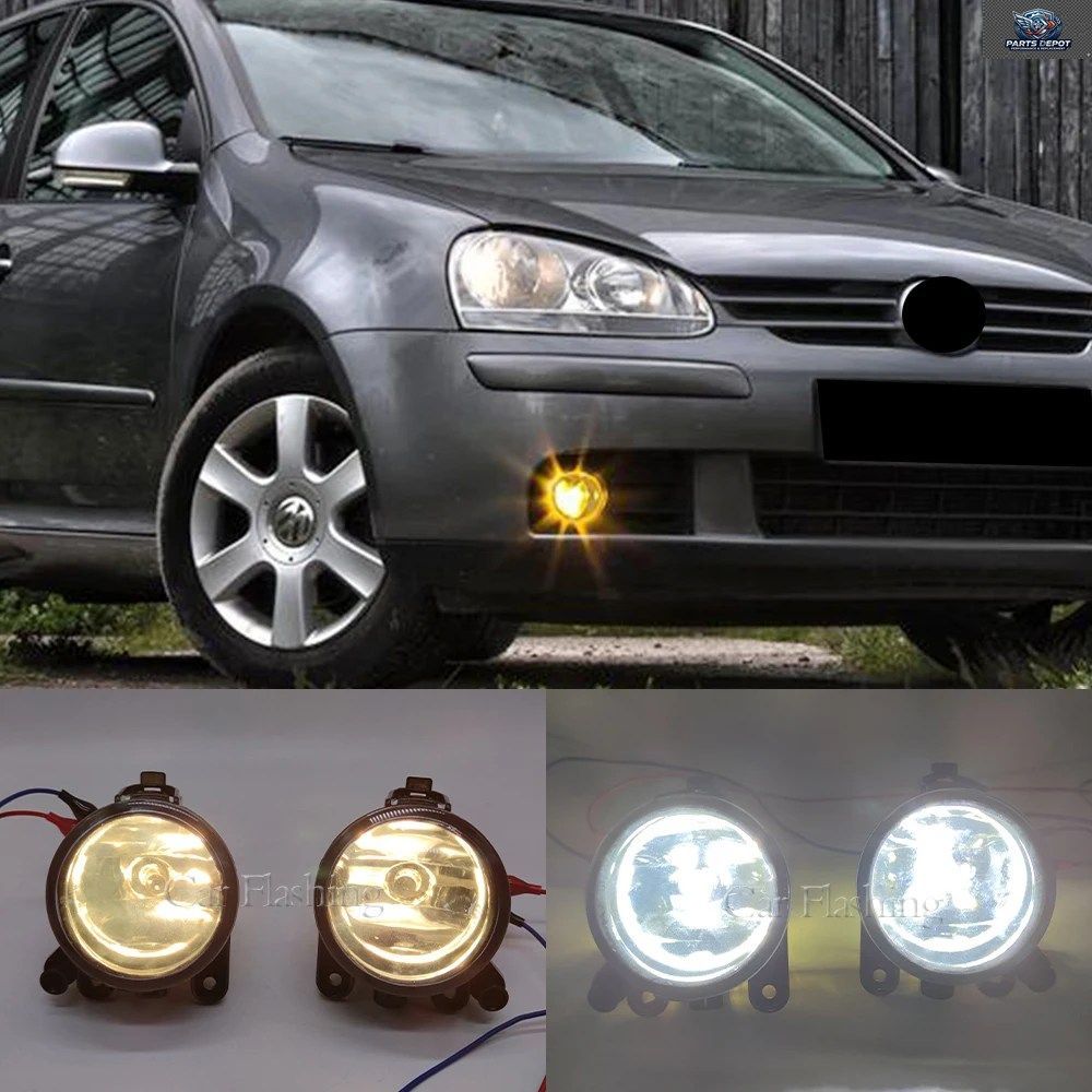 自動車部品 フォグランプ グリル カバー ワイヤー ゴルフ 5 A5 MK5 R32 2004 - 09 ハロゲン LED