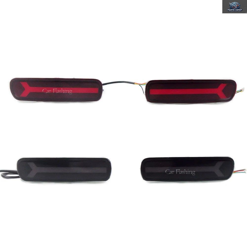 車のリアバンパーリフレクターライト レクサス LX470 トヨタ ランドクルーザー 1998-2007 LED ブレーキ テールライト ターンシグナルランプ