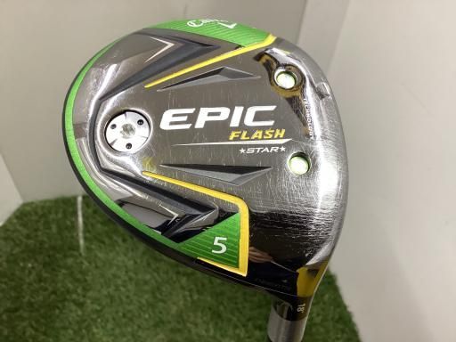 【中古】 キャロウェイ EPIC FLASH STAR 5W フェアウェイウッド FW Speeder EVOLUTION for CW(フェアウェイ) (フレックスSR) メンズ 男性用 右利き 右用 Cランク ゴルフクラブ