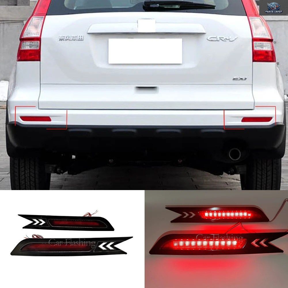 ホンダ CRV CR-V 2010 2011 用 LED リアバンパー テール リフレクター ライト テール ライト ブレーキ ライト リア フォグ ランプ ウインカ