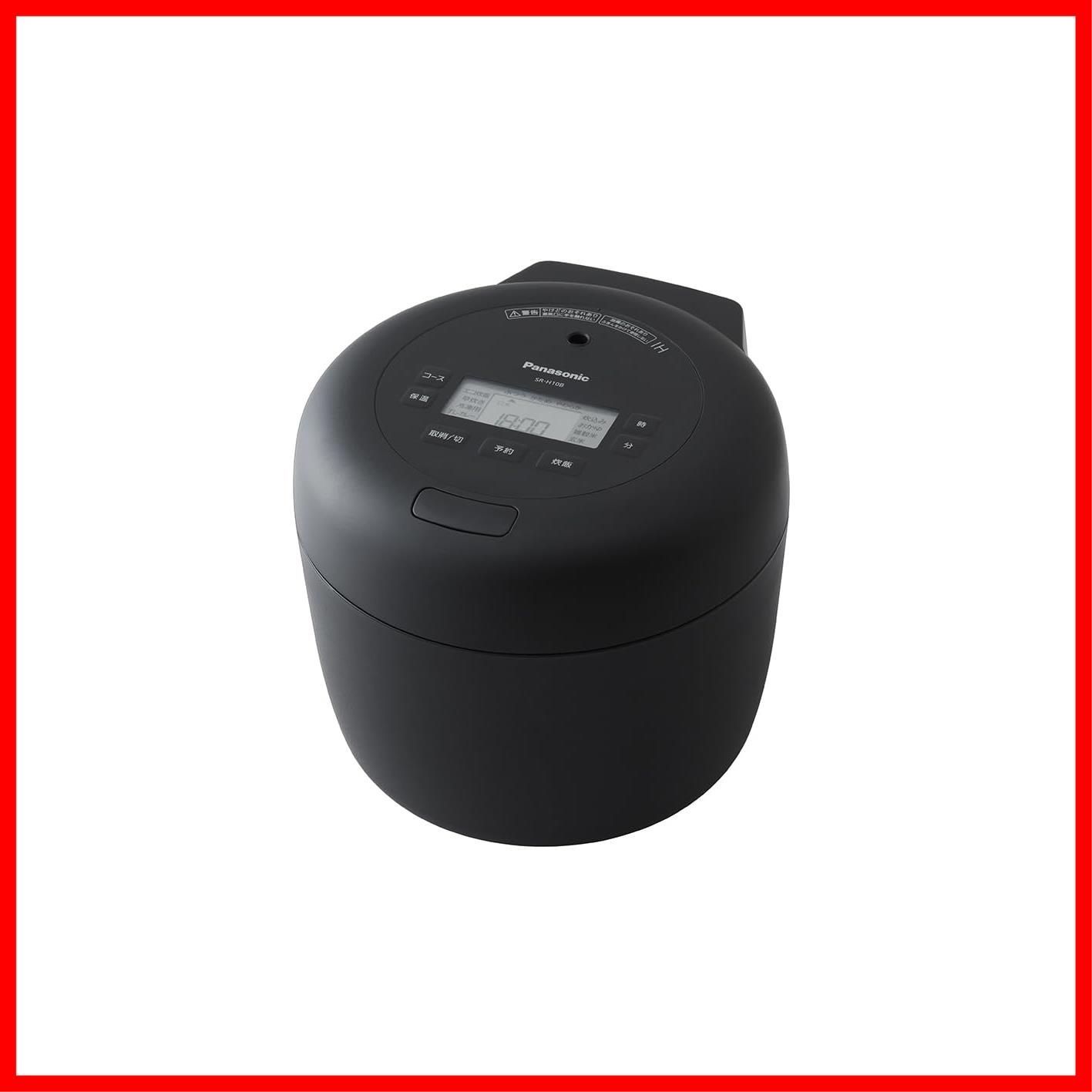 【在庫処分】ブラック 2段IH 5.5合 SR-H10B-K 炊飯器 パナソニック