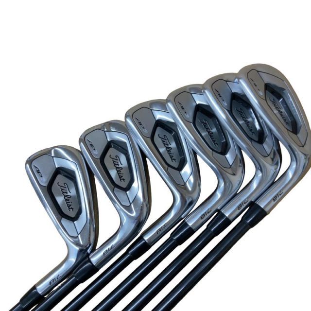 【中古】 タイトリスト Titleist AP3 718 6S アイアンセット IR 純正特注シャフト (フレックスS) メンズ 男性用 右利き 右用 Cランク ゴルフクラブ
