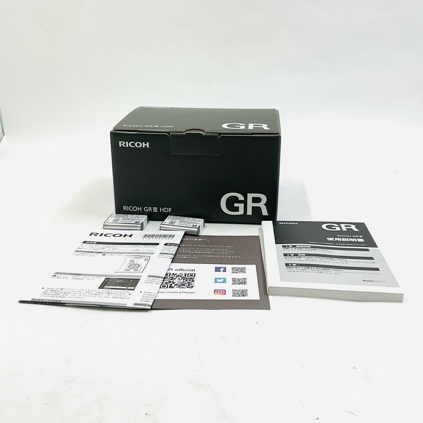 全額返金保証】【最速発送】RICOH コンパクトデジタルカメラ RICOH GR