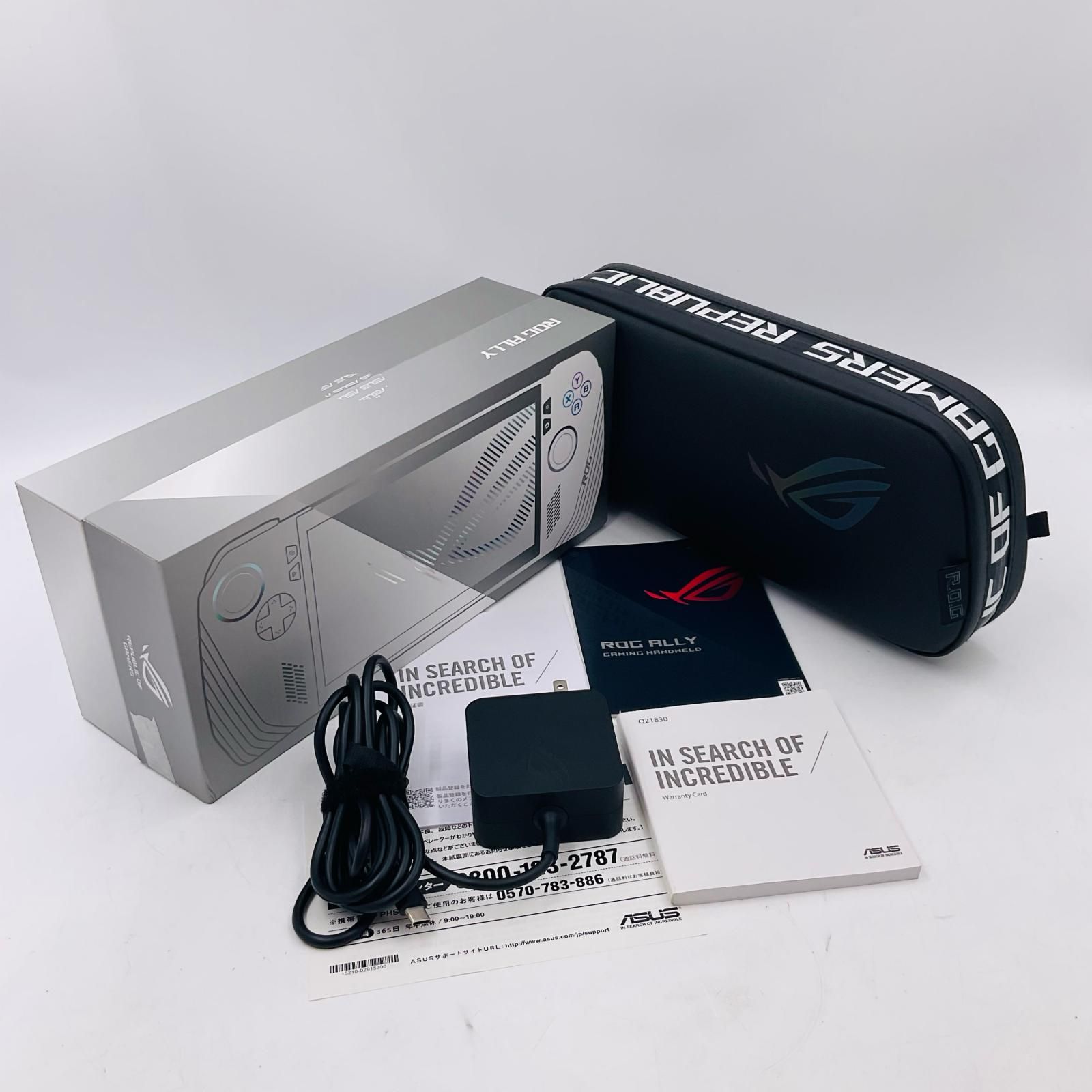 美品 ASUS ROG Ally ホワイト Ryzen Z1 Extreme 512GB - メルカリ