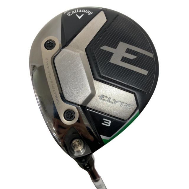 【中古】 キャロウェイ ELYTE 3W レフティ フェアウェイウッド FW リシャフト (フレックスその他) メンズ 男性用 左利き レフティ 左用 Cランク ゴルフクラブ