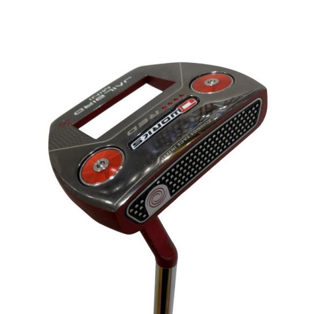 【中古】 オデッセイ O WORKS RED JAILBIRD MINI 33インチ パター PT スチール (フレックスその他) メンズ 男性用 右利き 右用 Cランク ゴルフクラブ