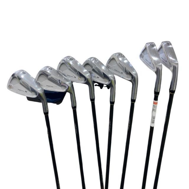 【中古】 ヤマハ inpres X V FORGED 8S アイアンセット IR Tour AD AD-75 (フレックスR) メンズ 男性用 右利き 右用 Cランク ゴルフクラブ