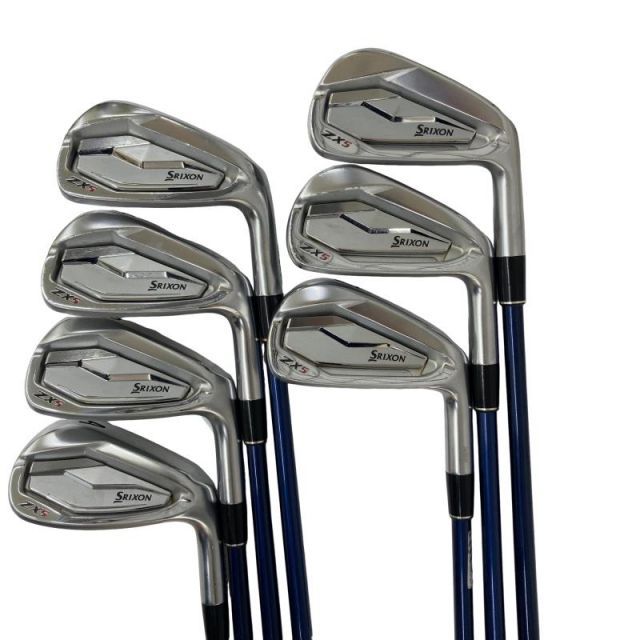 【中古】 ダンロップ SRIXON ZX5 8S アイアンセット IR Diamana ZX for IRON (フレックスS) メンズ 男性用 右利き 右用 Cランク ゴルフクラブ
