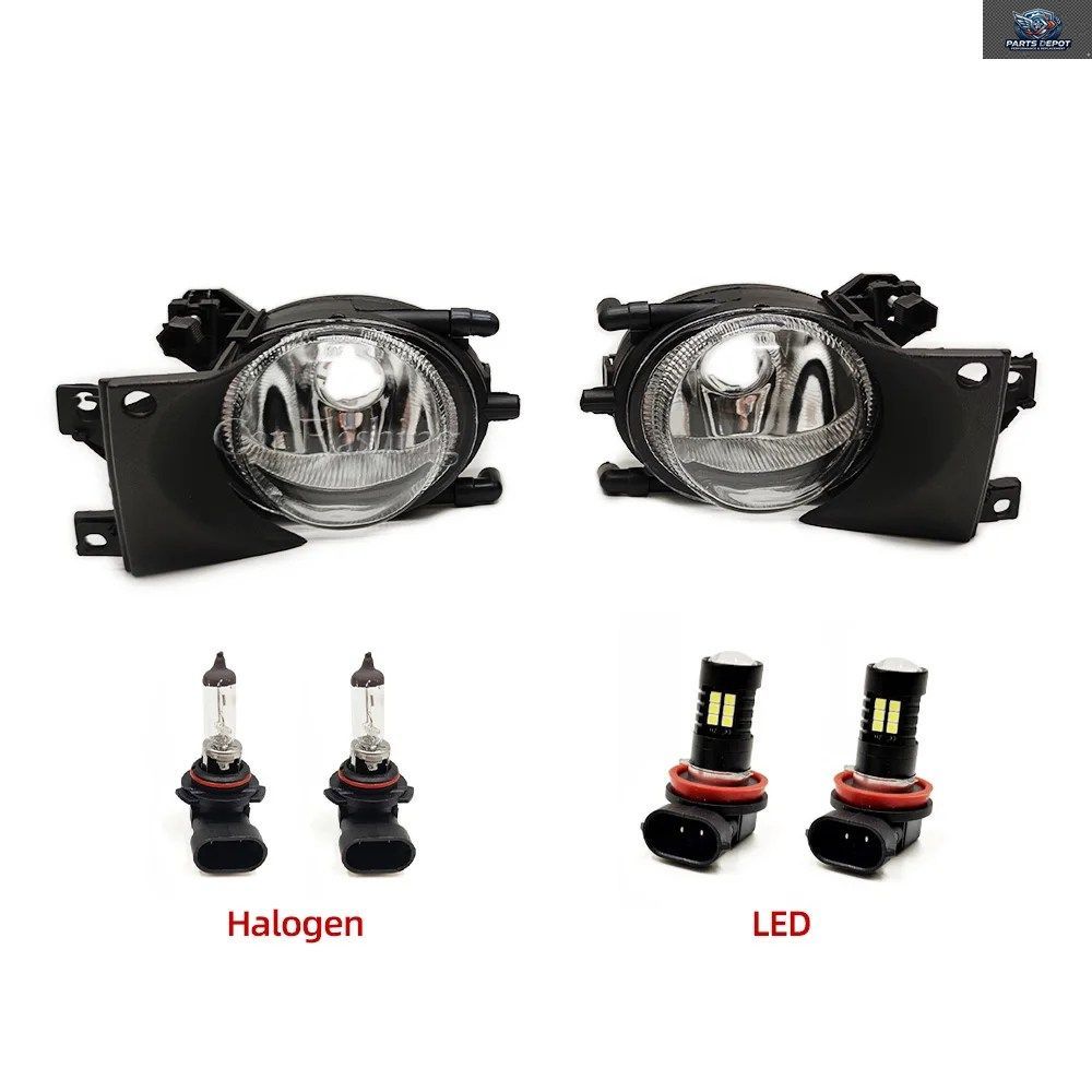 BMW E39 1999 - 04 用 LED フォグランプ 電球アセンブリキット付きフロントフォグライト