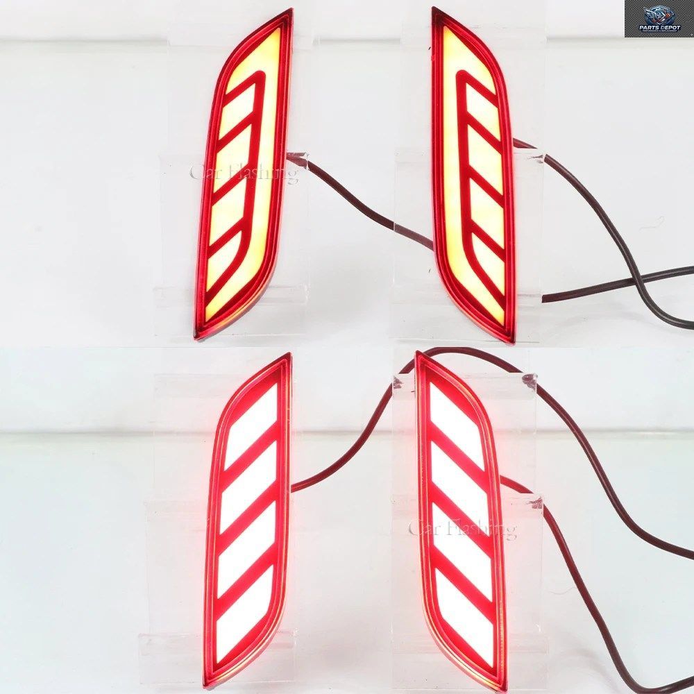 ホンダ シティ セダン 2020 2021 2022 LED リア フォグランプ 車 バンパー ブレーキ ライト リフレクター ターンシグナル インジケーター