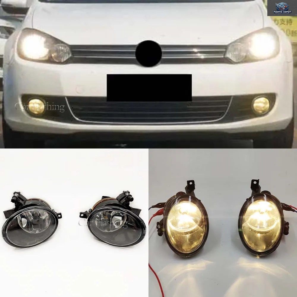 LEDフォグランプ ハロゲンランプ VW ゴルフ6 MK6 2009-2013 ジェッタ6 キャディ2K トゥーラン ティグアン 2011-2016 フォグランプ フォグラ