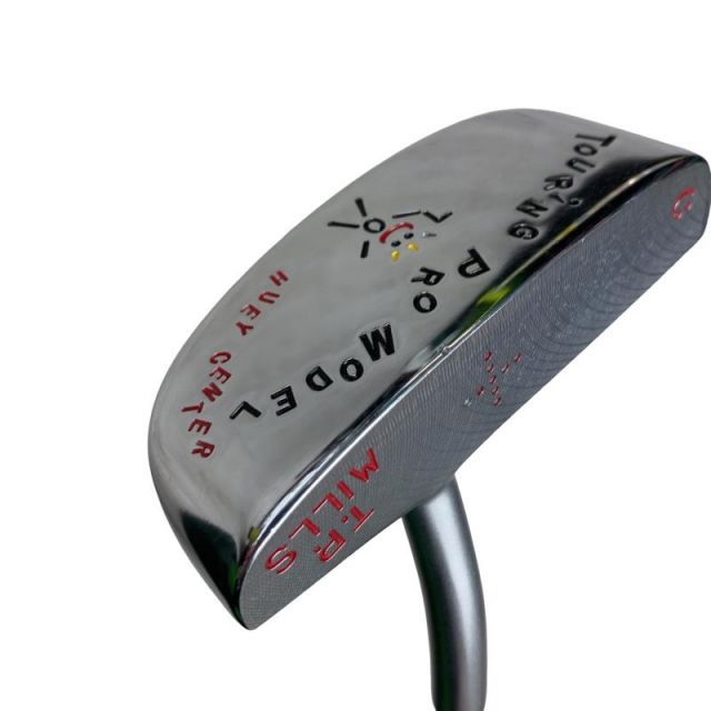 【中古】 T・P ミルズ TOURING PRO MODEL HUEY CENTER(クロムメッキ) GOLF PRIDEグリップ 33インチ パター PT スチール (フレックスその他) メンズ 男性用 右利き 右用 Dランク ゴルフクラブ 17,016円