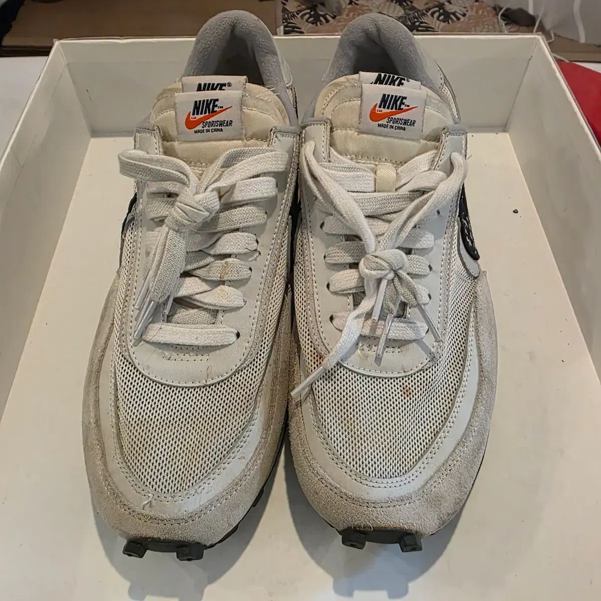 022 NIKE x SACAI LDワッフル サミット 白 275