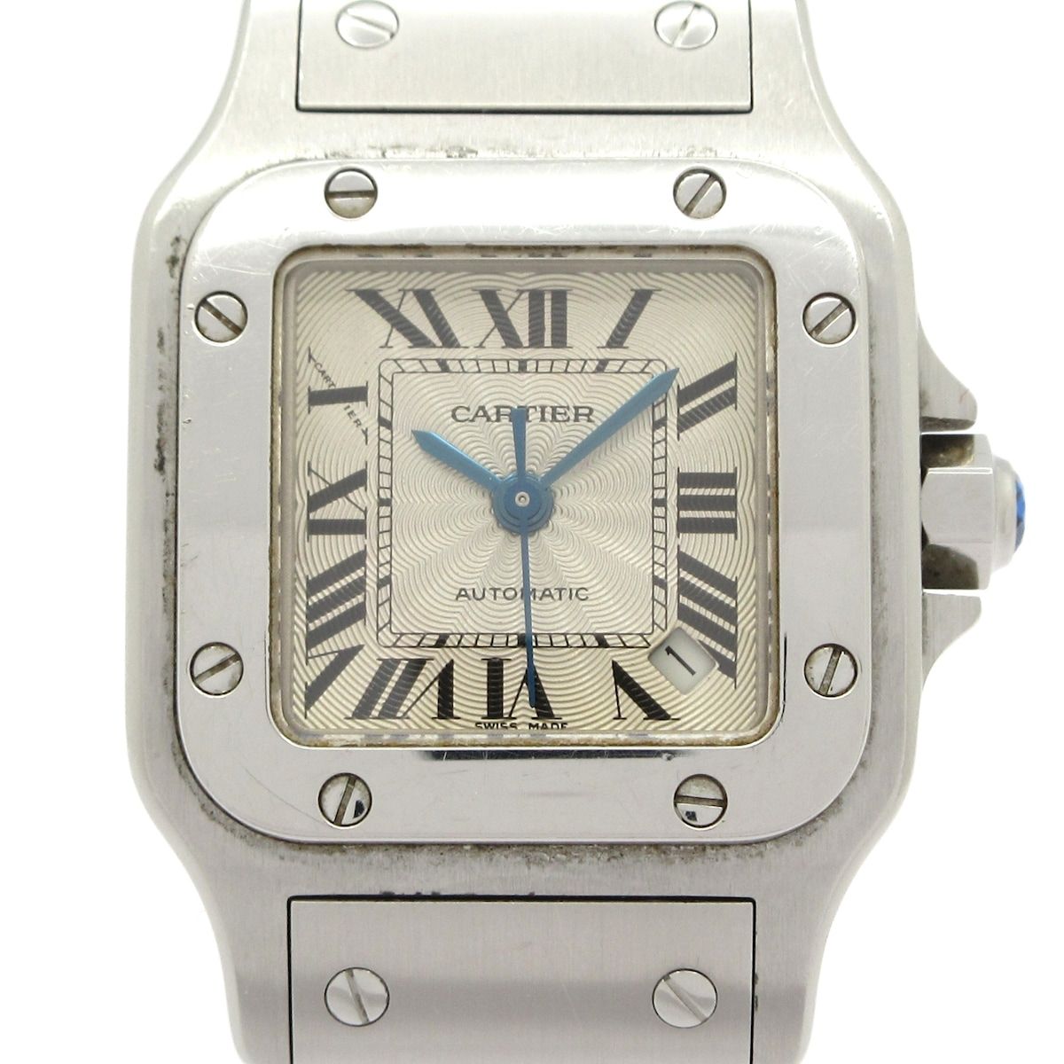 Cartier(カルティエ) 腕時計 サントスガルベSM W20054D6 レディース 要OH アイボリー