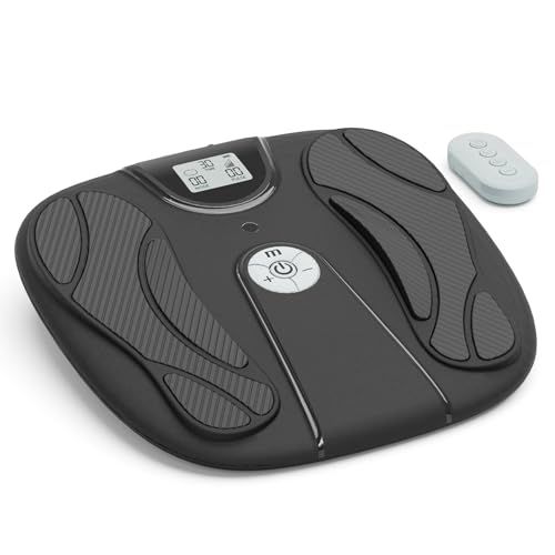 Monons[モノンズ] EMS フットケア 【父の日ギフト】 10モード/50段階 トレーニング 足裏 リモコン付き 充電式 足裏ケア タイム-機能 自動オフ 男女兼用 足ツボ 持ち運び便利 フットトレーニングpms