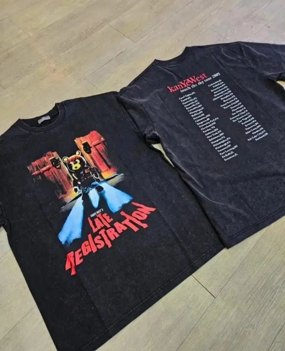 カニエ・ウェスト Late Registration ツアー ブートレグTシャツ