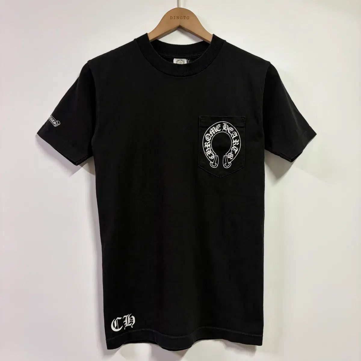 S CHROME HEARTS クロムハーツ レディース ホースシュー ポケット 半袖 Tシャツ