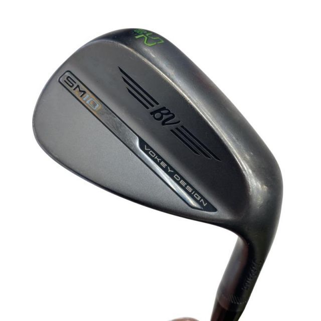 【中古】 タイトリスト VOKEY SPIN MILLED SM10 ジェットブラック 52°/08°F USA ウェッジ WG 純正特注シャフト (フレックスS) メンズ 男性用 右利き 右用 Cランク ゴルフクラブ