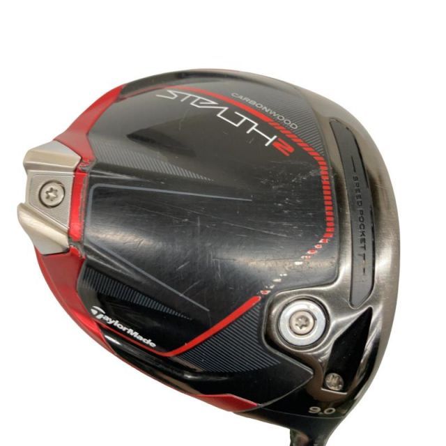 【中古】 テーラーメイド STEALTH2 9° ドライバー DR TENSEI RED TM50(STEALTH DR) (フレックスS) メンズ 男性用 右利き 右用 Cランク ゴルフクラブ