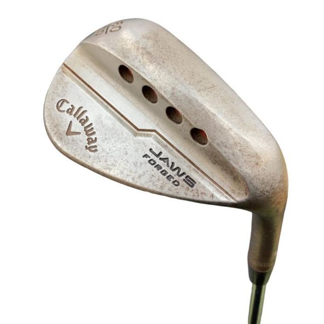 【中古】 キャロウェイ JAWS FORGED ノーメッキ(CE限定) 60°/10° ウェッジ WG 純正特注シャフト (フレックスX) メンズ 男性用 右利き 右用 Cランク ゴルフクラブ