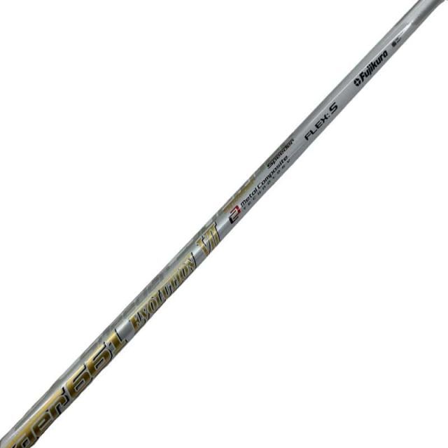 【中古】 テーラーメイドスリーブ付き(Qi4D系) フジクラドライバー用 シャフト Speeder 661 EVOLUTION VII (フレックスS)Cランク ゴルフクラブ