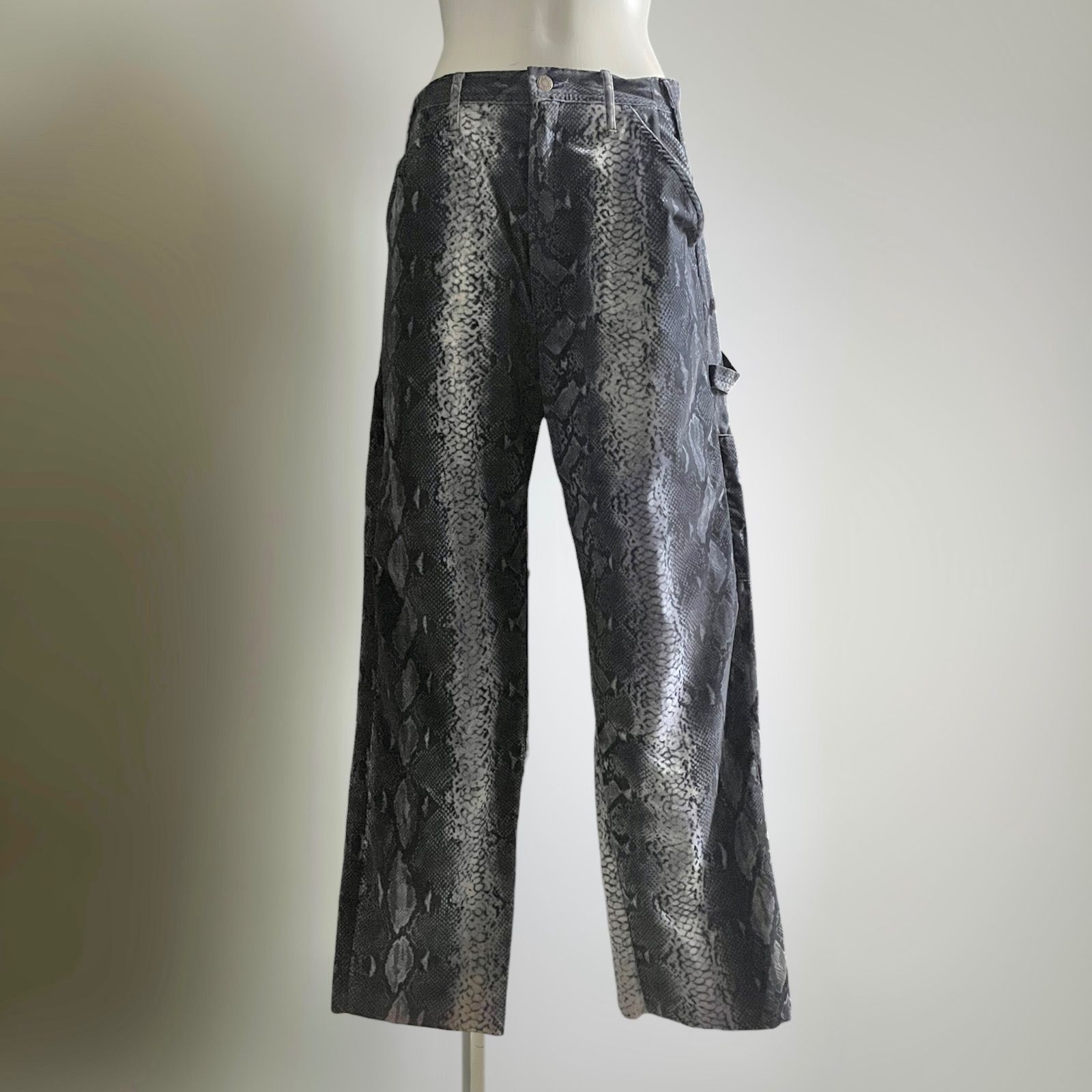 USA製 80s 蛇 ペインターパンツ ワークパンツ ストレート ワイド パイソン アメリカ製 made in USA 希少 W31 L30 相当 9,798円