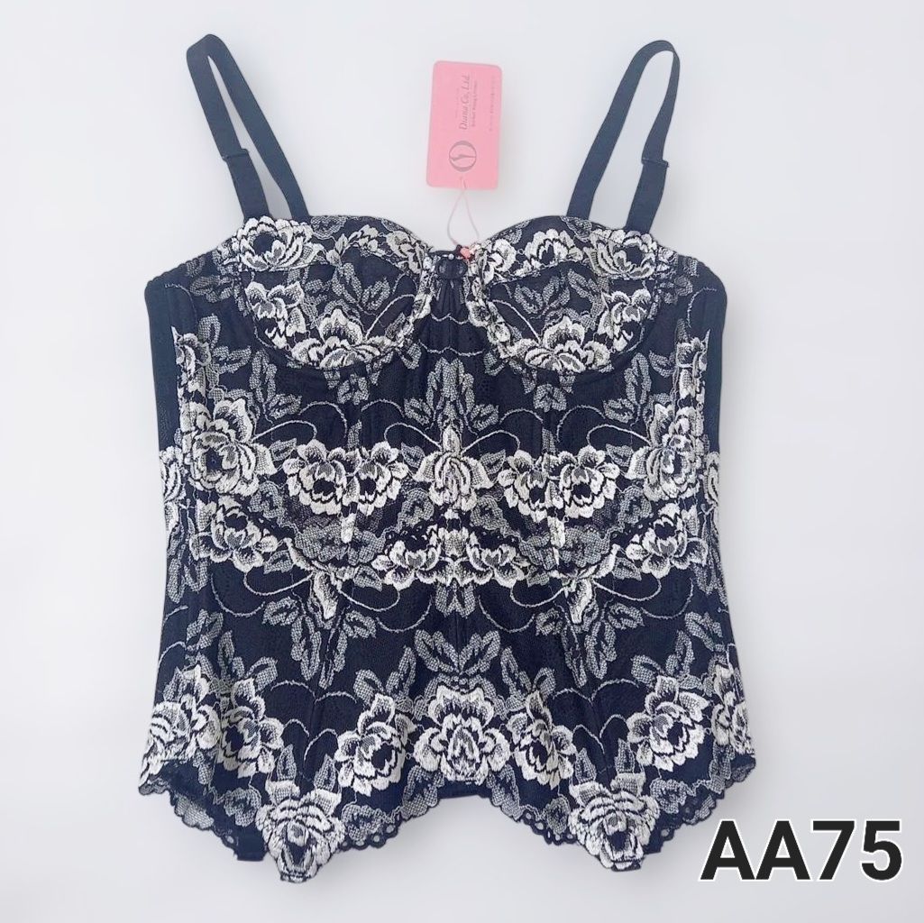 26＊ダイアナ ダイアジェンヌ ラクス コルセットノワールホワイト AA75 未使用品 補正下着