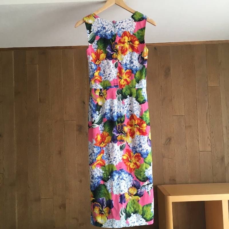 美品 DOLCE & GABBANA ドルチェ＆ガッバーナ フラワー ワンピース40 
