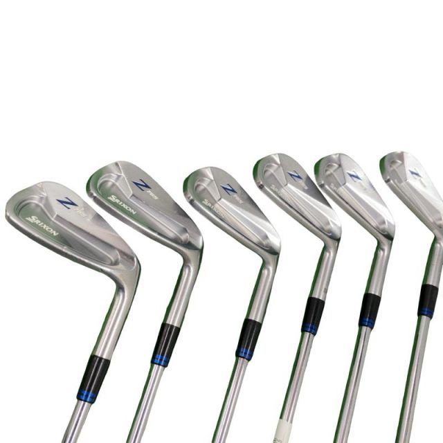 【中古】 ダンロップ SRIXON Z765 限定(ブルー) 6S アイアンセット IR Dynamic Gold D.S.T Design Tuning(ブルー) (フレックスS) メンズ 男性用 右利き 右用 Cランク ゴルフクラブ