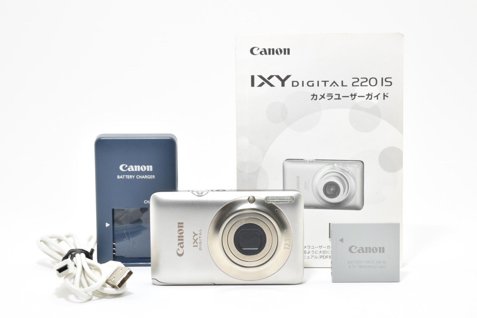 ☆良品☆ キヤノン CANON IXY DIGITAL 220 IS PC1430 コンパクト