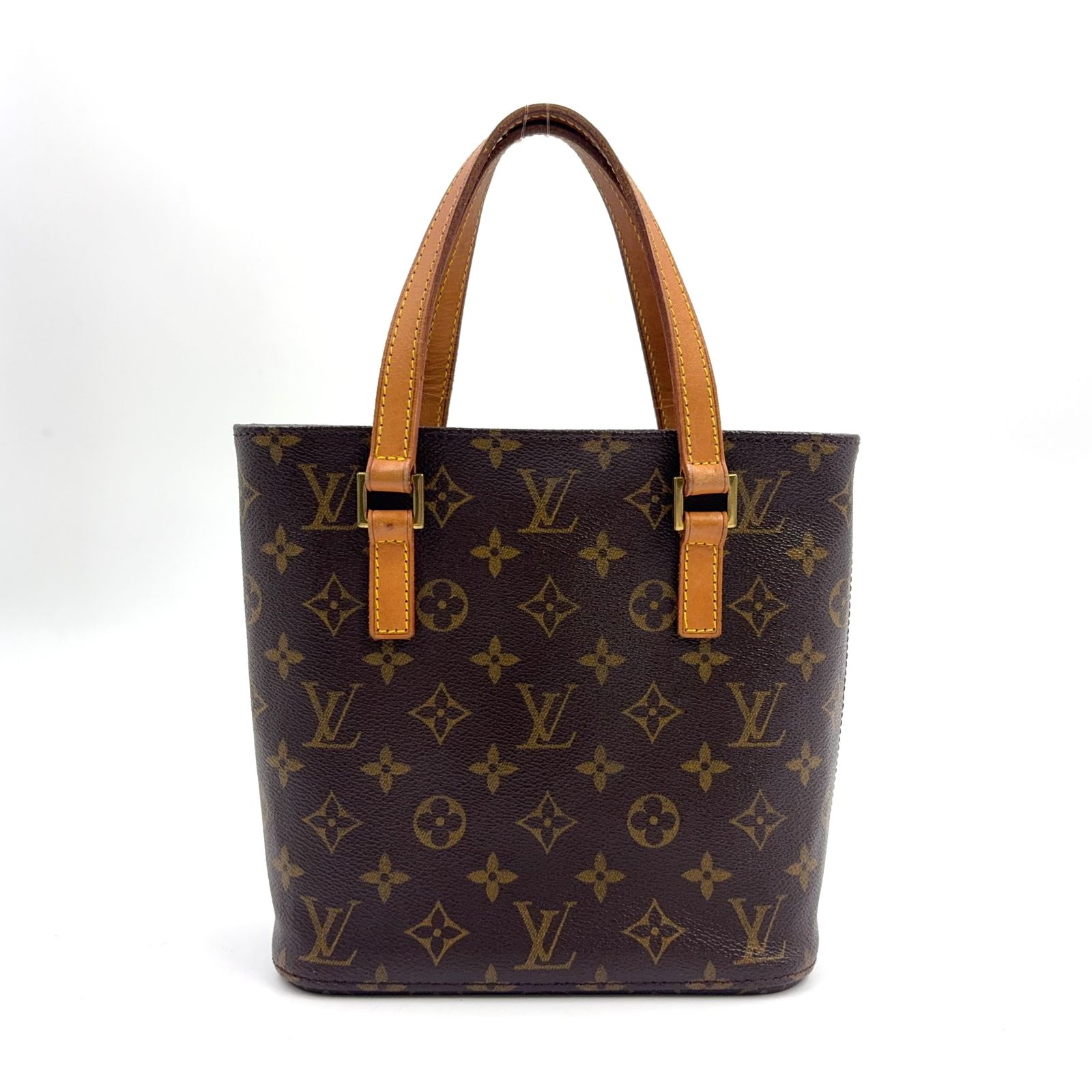【新着】LOUIS VUITTON ヴァヴァンPM モノグラム モノグラム レザー、PVC ブラウン ハンドバッグ ゴールド M51172