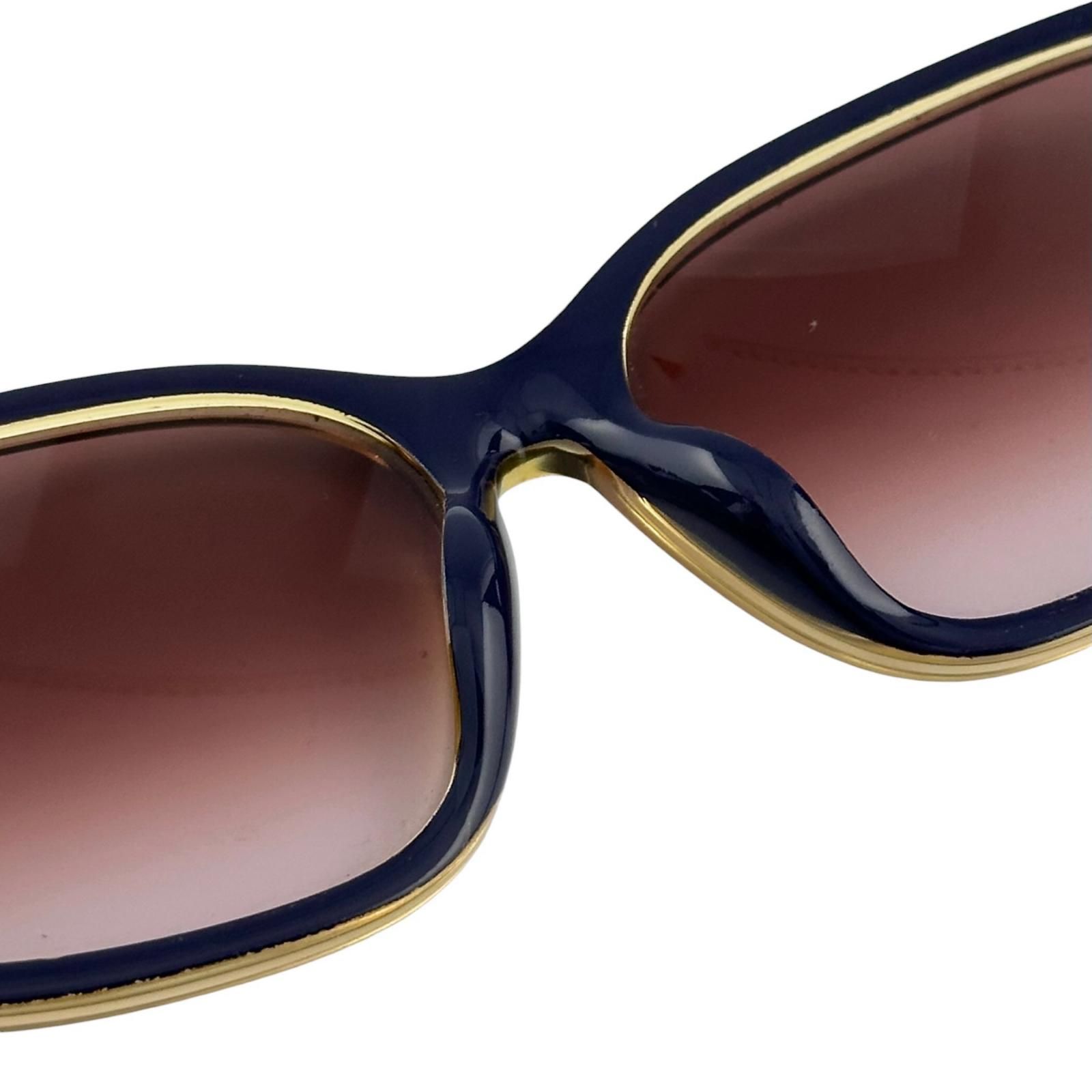 超美品　Christian Dior ダークブラウンサングラス 新着】Christian Dior プラスチック ダークブルー、ブラウン