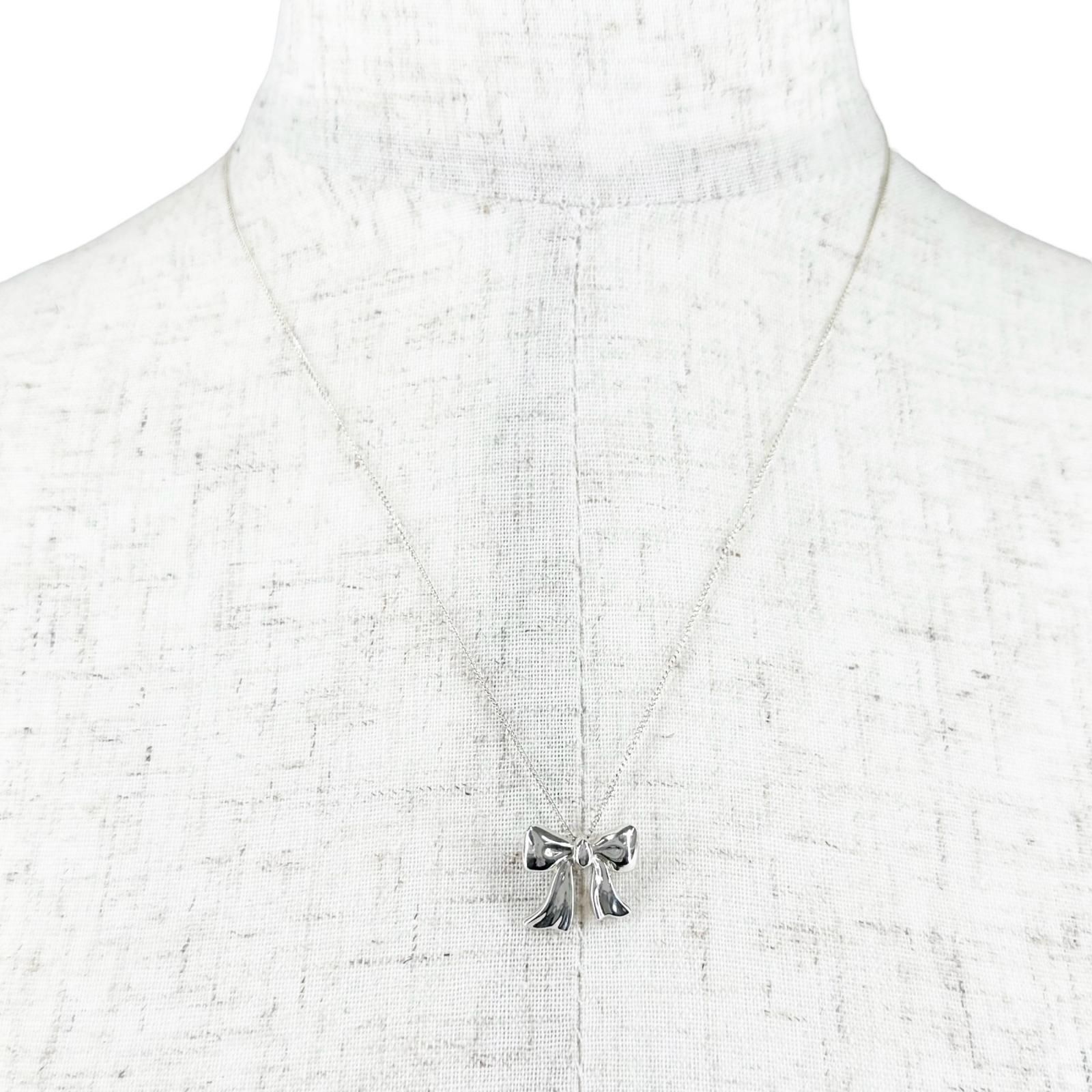 新着】TIFFANY & Co. リボン SV925 シルバー ネックレス - メルカリ